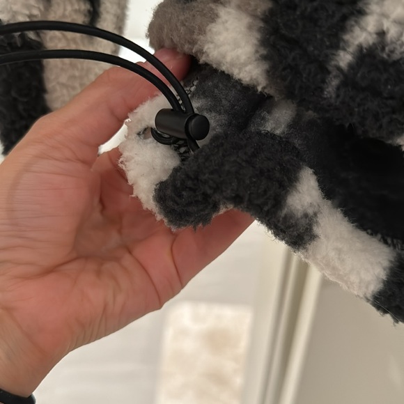 Eddie Bauer Sherpa Quarter Zip Jacket Sweater - Picture 3 of 5